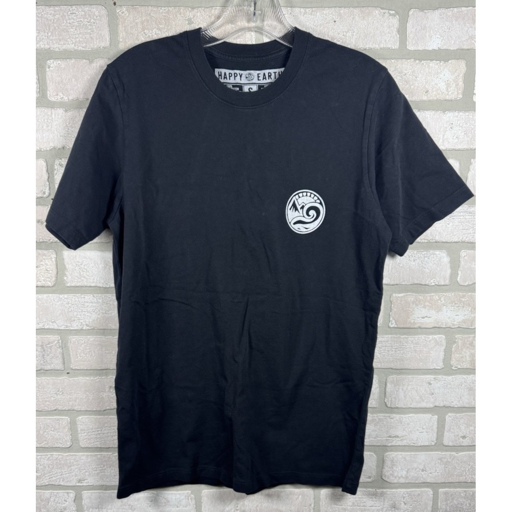 Happy Earth Organic Cotton‎ T-Shirt Unisex Forest Moon Landscape Minimalist ECO